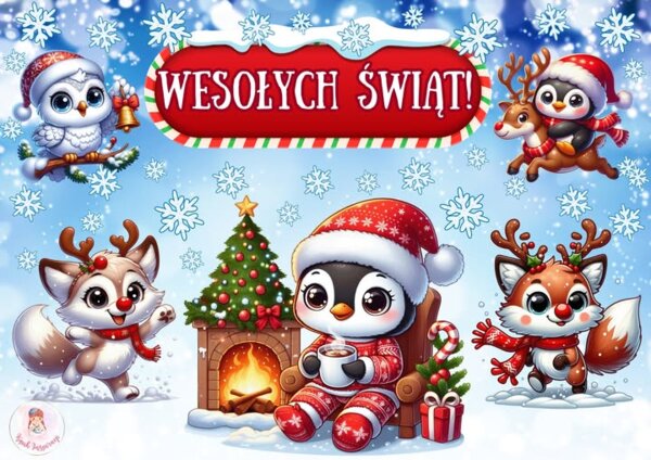 ✨🎄PAKIET ŚWIĄTECZNE ZWIERZĄTKA 🎄✨