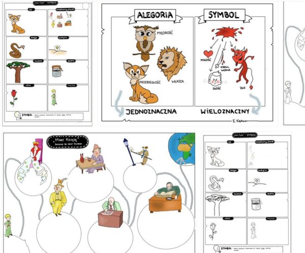 "Mały Książę" - podróż, symbole, symbol i alegoria