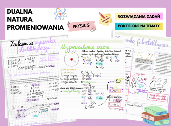 Dualna Natura Promieniowania + BONUS - Notatki Maturalne z Fizyki Rozszerzonej
