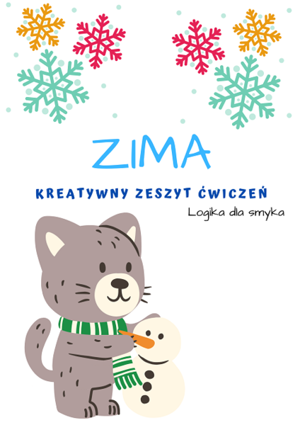 Zima - kreatywne karty pracy