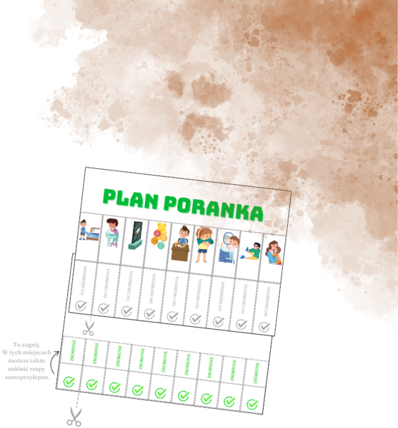 PLANNER PORANKA I WIECZORA