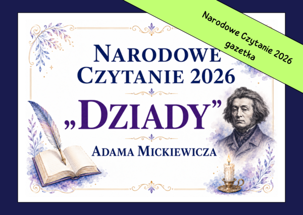 ❤️📖NARODOWE CZYTANIE 2026 - gazetka 1