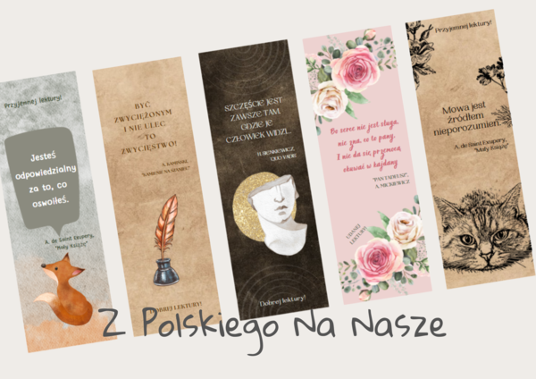 Zakładki do książek - prezent na zakończenie roku/ święta