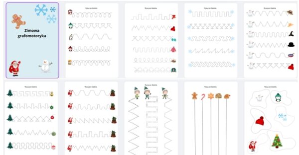 Zimowa grafomotoryka