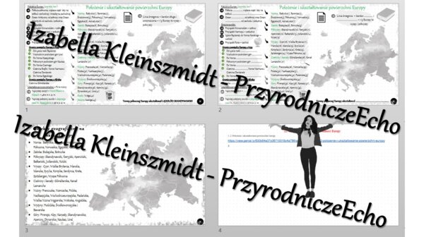 Minizestaw na temat „Położenie i ukształtowanie powierzchni Europy” – sketchnotka + karta pracy w power point + gratisowy link do prezentacji multimedialnej niekomercyjnej wykonanej w genial.ly do indywidualnego pobrania i użycia do celów niekomercyjnych