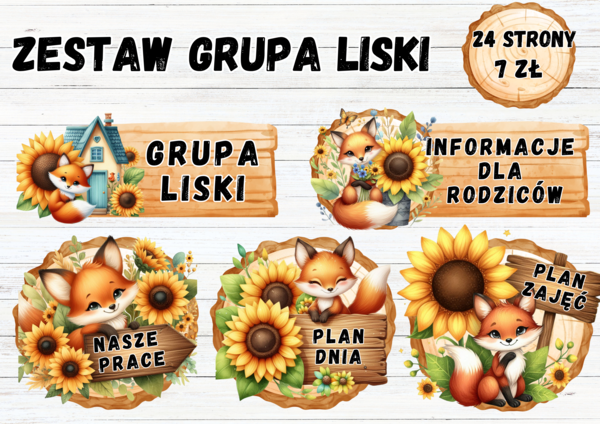 ZESTAW GRUPOWY GRUPA LISKI