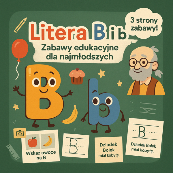 "B" i "b". Karta pracy. Sprawdzian