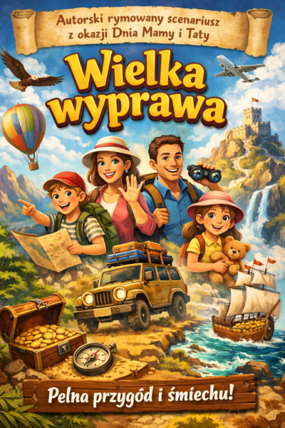 Autorski scenariusz Wielka Wyprawa - DZIEŃ MAMY i TATY