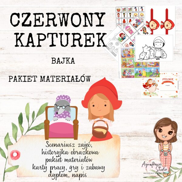Czerwony Kapturek - bajka