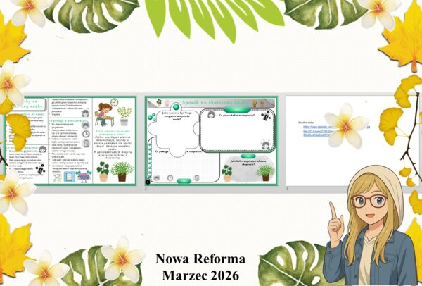 Mały zestaw na jedną lekcję: sketchnotka/notatka, karta pracy plus gratisowa prezentacja multimedialna „Sposoby na  skuteczną naukę” w pdf. Przyroda. Klasa 4. Dział „Spotkanie z przyrodą".