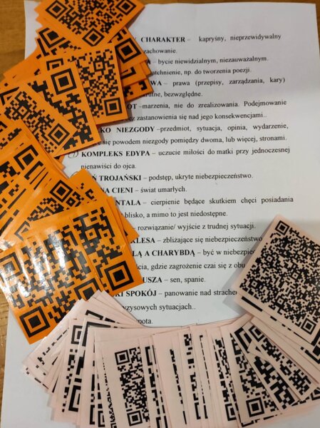 Mitologizmy w kodach QR zamknięte