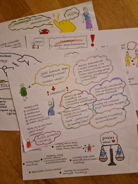 Tolerancja. Gazetka ścienna. Materiały na zajęcia.
