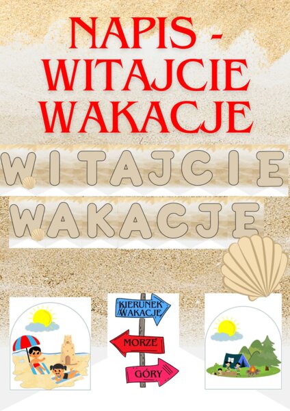 NAPIS - WITAJCIE WAKACJE