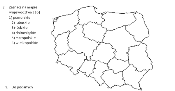 Społeczność lokalna i regionalna - sprawdzian