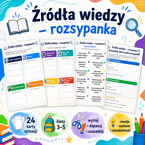 Źródła wiedzy – rozsypanka