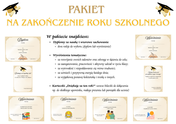 Pakiet na zakończenie roku szkolnego