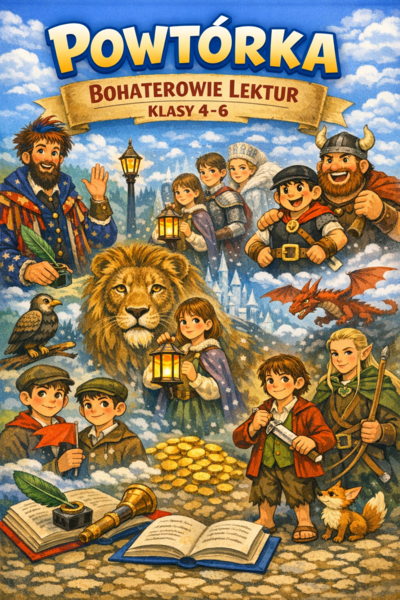 Lektury 4-6. Powtórka. Egzamin ósmoklasisty!