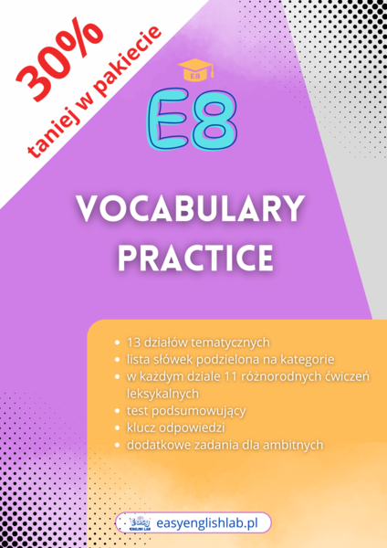 Egzamin Ósmoklasisty. Vocabulary Practice. Pakiet