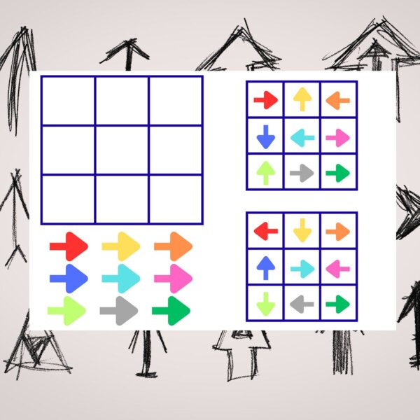 Kolorowe strzałki – kodowanie dla przedszkolaka