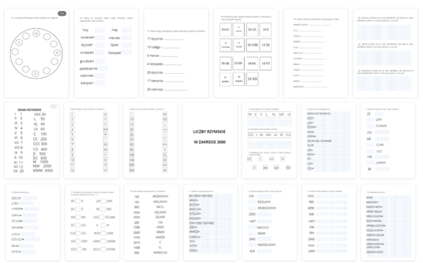 LICZBY RZYMSKIE 1-3000