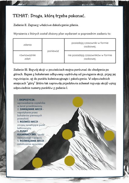 Zwiadowcy - porządkowanie fabuły