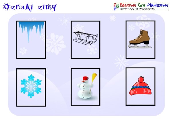 Oznaki zimy – Gra planszowa