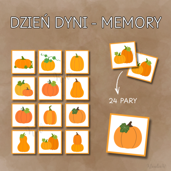 Dzień Dyni - memory