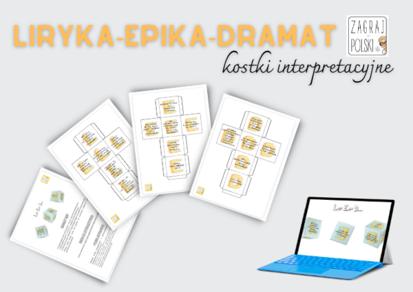 Kostki interpretacyjne "L-E-D" (liryka, epika, dramat)