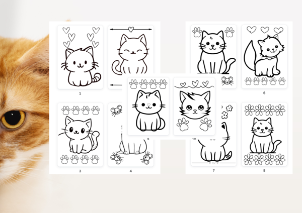 Kot-kolorowanki