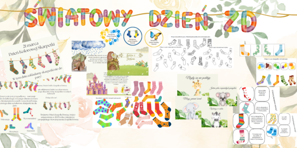 Pakiet pomocy na Światowy Dzień Zespołu Downa – Dzień Kolorowej Skarpetki