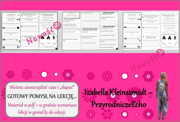 Pomysł na lekcję/karta pracy/stacje zadaniowe/ notatki/ materiał do lekcji do tematu „Struktura narodowościowa, etniczna i wyznaniowa” w pdf. W gratisie niekomercyjny scenariusz lekcji/pomysł na lekcję w programie genial.ly do edycji. Geografia 7. Dział 
