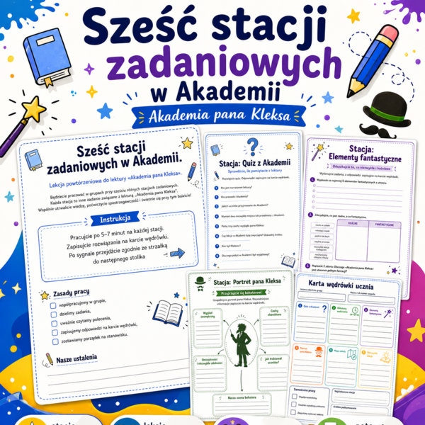 Sześć stacji zadaniowych w Akademii