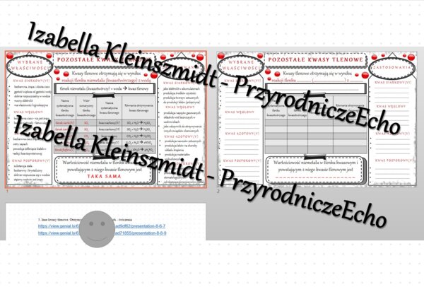 Minizestaw na temat „Inne kwasy tlenowe” – sketchnotka + karta pracy w power point + gratisowy link do prezentacji multimedialnej niekomercyjnej wykonanej w genial.ly do indywidualnego pobrania i użycia do celów niekomercyjnych. Chemia 7 lub 8, „Kwasy”