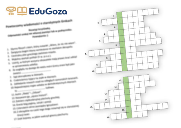 Starożytna Grecja - krzyżówka