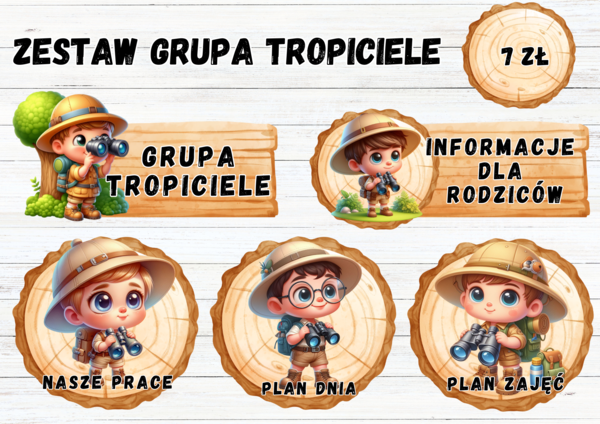 ZESTAW GRUPOWY GRUPA TROPICIELE