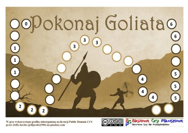 Pokonaj Goliata – Gra planszowa