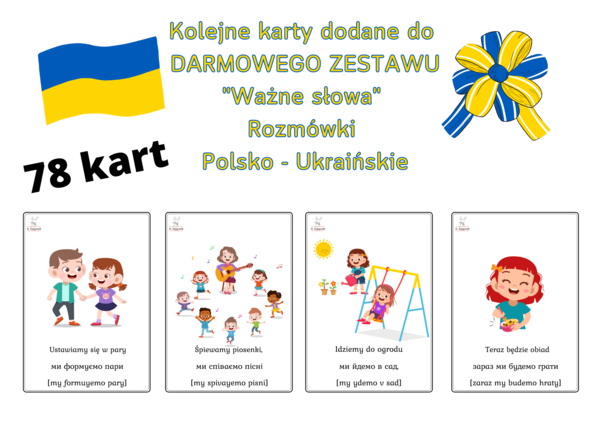 Rozmówki Polsko-Ukraińskie - już jest 78 kart!!!