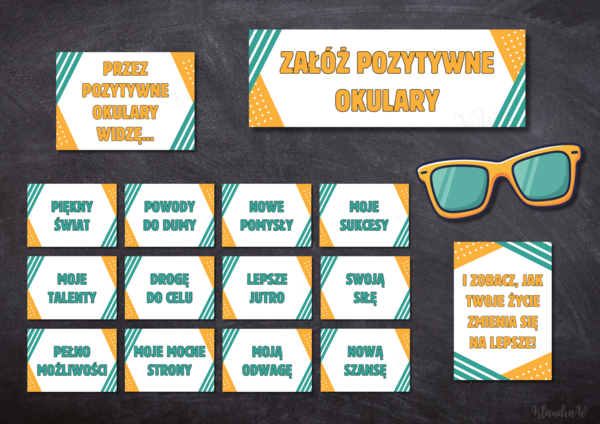 Dzień Pozytywnego Myślenia – gazetka szkolna „Pozytywne Okulary”