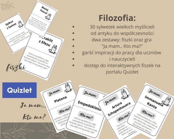 Filozofia - zestaw materiałów dydaktycznych