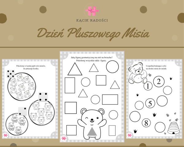 Dzień Pluszowego Misia - zadania