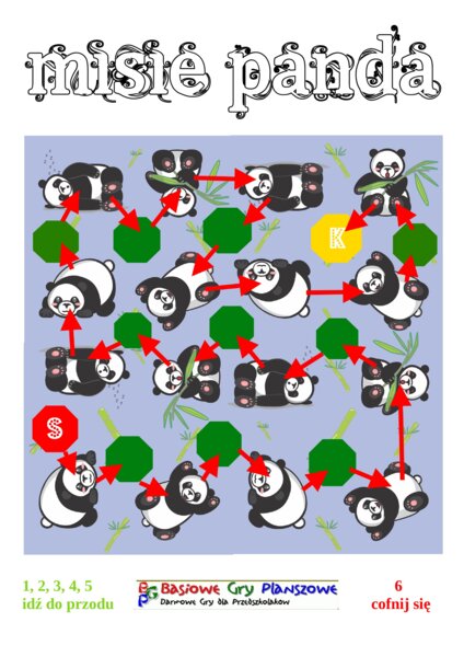 Misie panda – Gra planszowa
