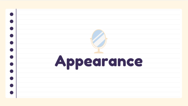 APPEARANCE -words