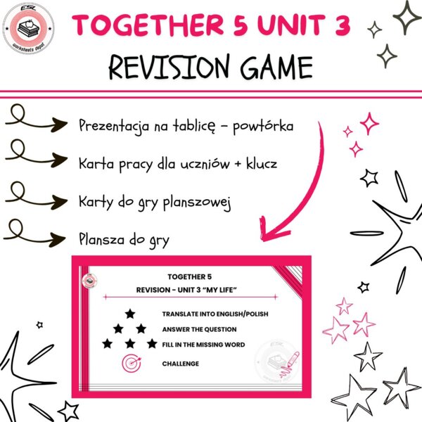 Together 5 Unit 3 Revision Game