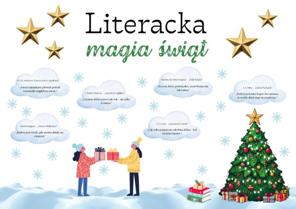 Gazetka świąteczna - Literacka magia świąt