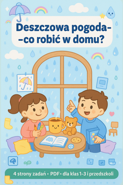 Deszczowa pogoda – co robić w domu?