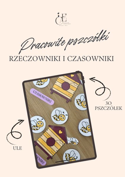 Rozróżnianie czasowników i rzeczowników- pracowite pszczółki.