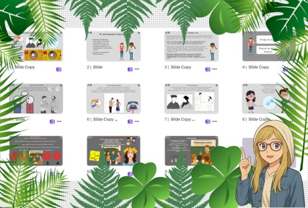 Prezentacja multimedialna w genial.ly „Czym jest komunikacja werbalna i niewerbalna?" Edukacja zdrowotna. Klasa 5. Dział „Moje zdrowie psychiczne".