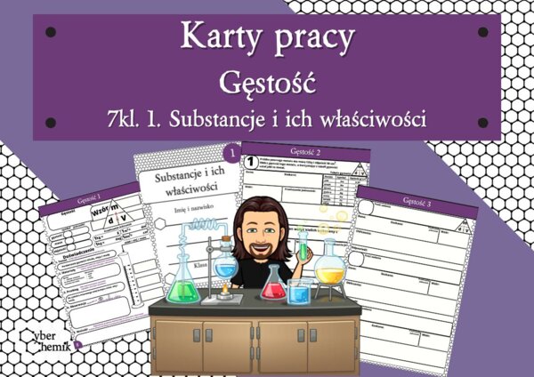 Karty pracy-  Klasa 7. Chemia - Gęstość