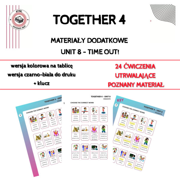 Together 4 Unit 8 – materiały dodatkowe do języka angielskiego