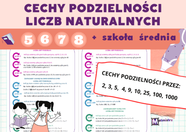 Cechy podzielności liczb naturalnych